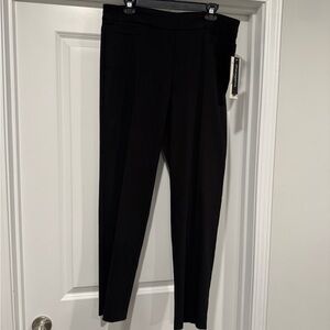 Women’s Sharagno Black Elastic Waist Dress Pants! NWT! Size 12!